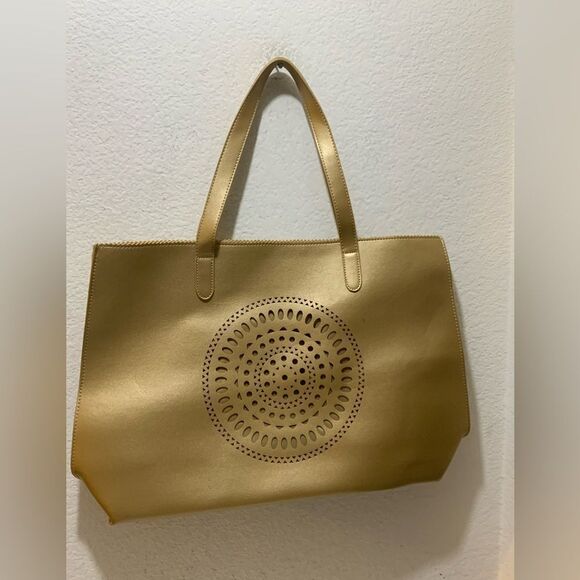 Neiman Marcus Gold Tote Bag - Picture 1 of 7